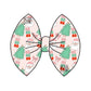 Ho Ho Ho Seamless Pattern-Christmas Sublimation Design Download-christmas bow seamless pattern, santa claus sublimation, xmas seamless file