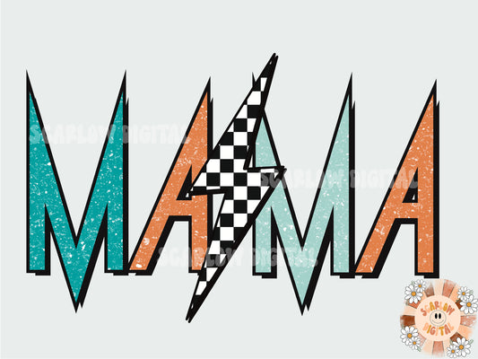 Rocker Mama PNG-Mom Sublimation Digital Design Download-edgy mama png, retro mama png, vintage mama png, rock mom png, png for moms, mom png