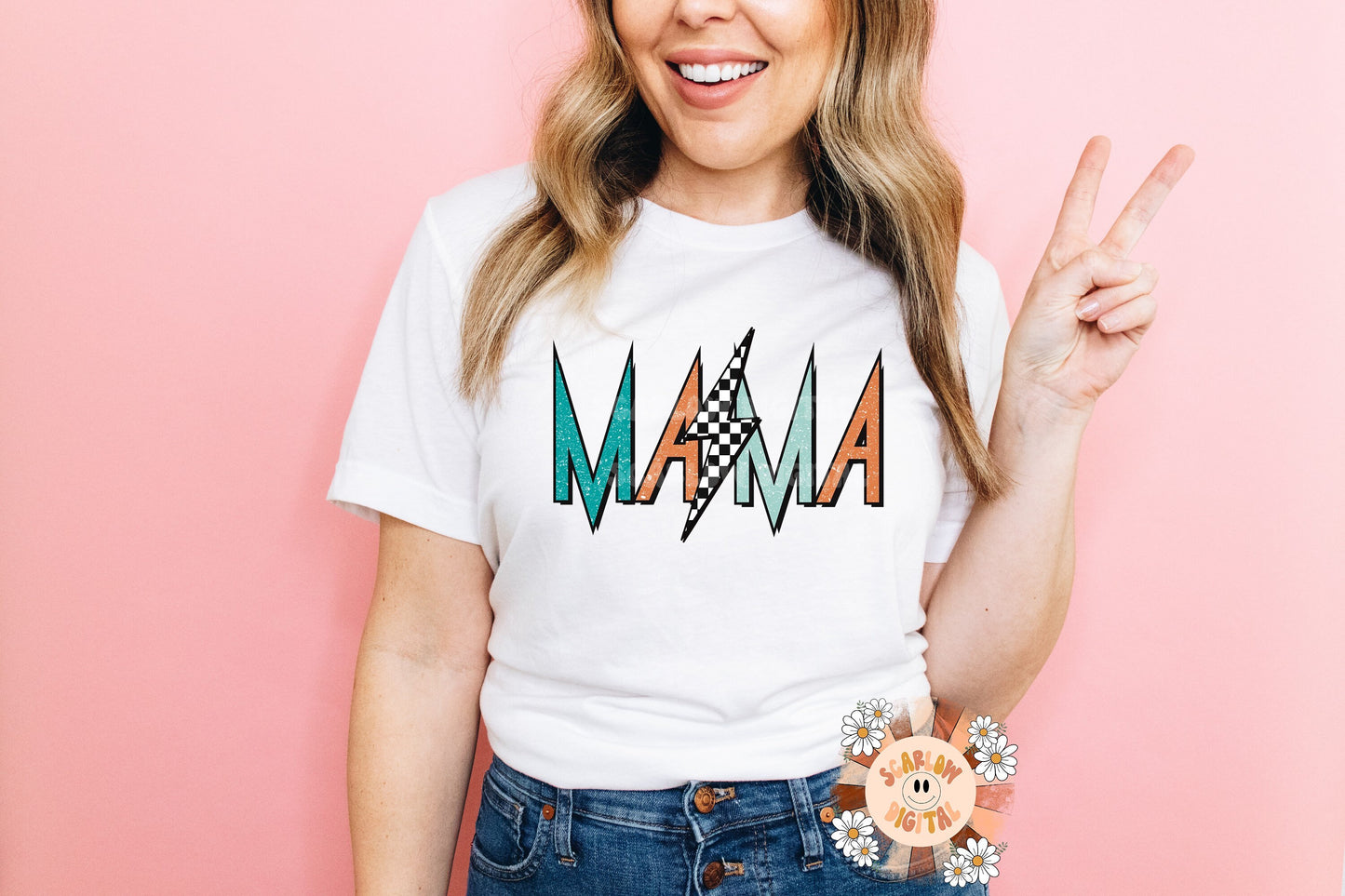 Rocker Mama PNG-Mom Sublimation Digital Design Download-edgy mama png, retro mama png, vintage mama png, rock mom png, png for moms, mom png