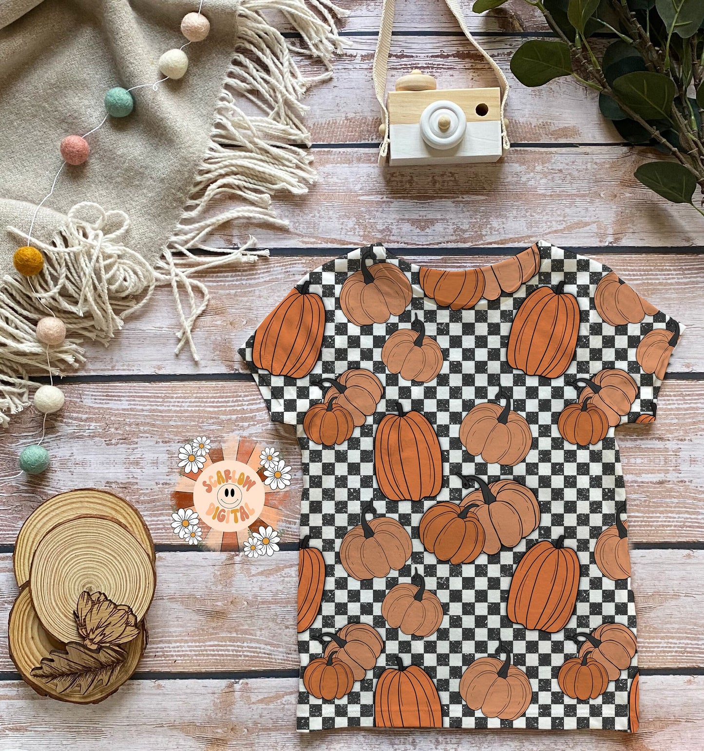 Pumpkin Seamless Pattern-Fall Sublimation Digital Design Download-pumpkin sublimation, fall seamless pattern, autumn sublimation designs