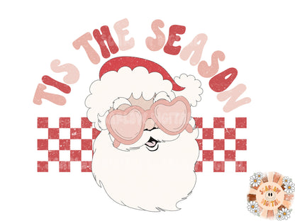 Santa Claus PNG-Christmas Sublimation Digital Design Download-Christmas season png, merry Christmas png, retro Santa png, rock Santa png