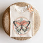 Retro Butterfly PNG-Sublimation Digital Design Download-retro sublimation, butterfly png, floral bouquet png, summer sublimation, spring png