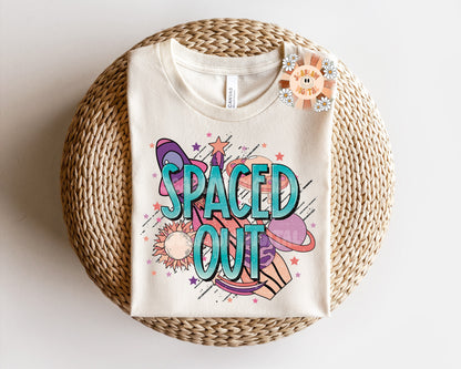 Spaced Out PNG-Outerspace Sublimation Digital Design Download-galaxy png, astronomy png, alien png, spaceship png, planets png, stars png