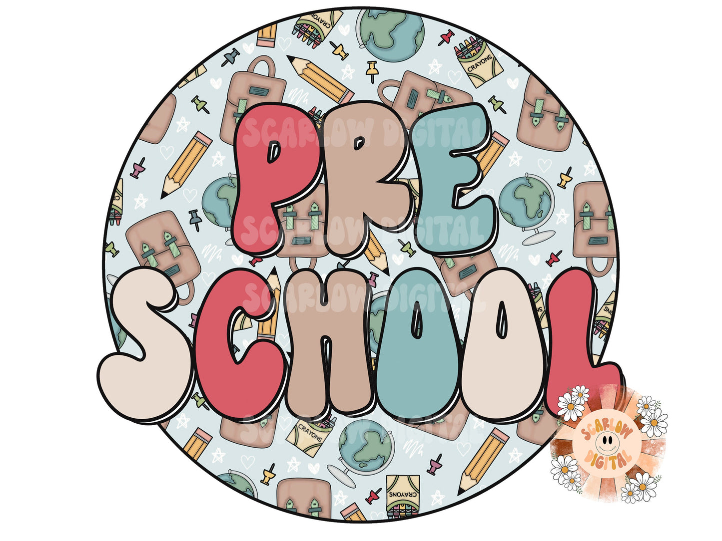 Preschool PNG-Back To School Sublimation Design Download- pre-k png, preschool teacher png, school sublimation, teacher png, educator png