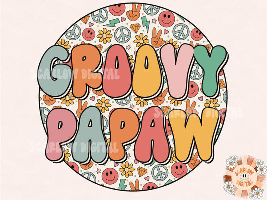 Groovy Papaw Hippie PNG-Sublimation Instant Digital Design Download, hippie sublimation, retro sublimation, groovy sublimation, papaw png