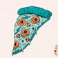 Pizza Slice PNG-Retro Boy Sublimation Digital Design Download- retro sublimation, pizza png design, png for boys, trippy sublimation designs