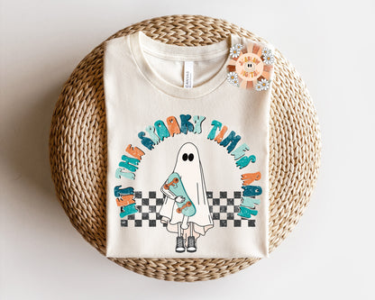 Skater Ghost PNG-Halloween Sublimation Digital Design Download-ghost sublimation, skateboard png, Halloween boy png, grunge png, retro png