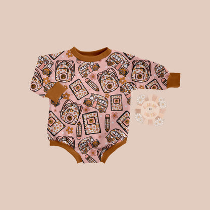 Back to School Seamless Pattern-Floral Girl Sublimation Digital Design Download-school girl seamless pattern, back to school sublimation