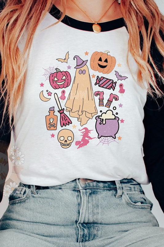 Spooky Doodles PNG-Halloween Sublimation Digital Design Download-spooky season png, ghost png, Halloween png, fall png design, witch designs