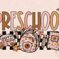 Preschool PNG-Girly Back to School Sublimation Digital Design Download- preschool girl png, back to school png, elementary school png