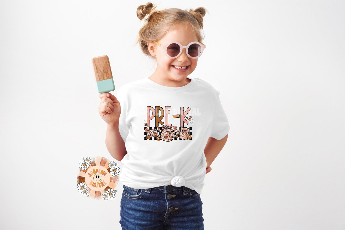 Preschool PNG-Girly Back to School Sublimation Digital Design Download- preschool girl png, back to school png, elementary school png