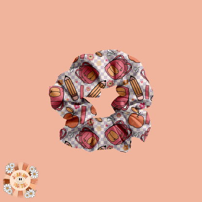 Back to School Seamless Pattern-Girly Sublimation Digital Design Download-back to school sublimation, retro seamless pattern, boho designs