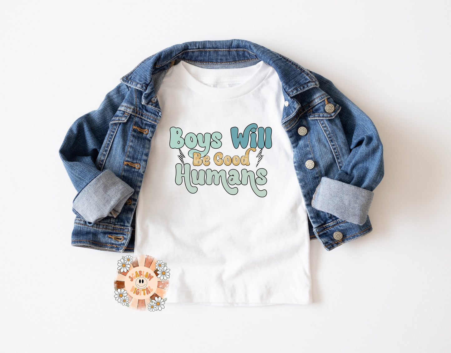 Boys Will Be Good Humans PNG-Retro Sublimation Digital Design Download-little boy png, png for boys, retro png, inspirational png designs