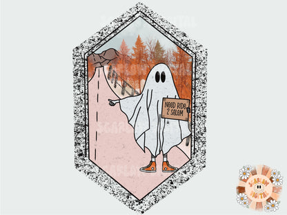 Need Ride to Salem PNG-Halloween Sublimation Digital Design Download-ghost png, Halloween png, funny spooky png, fall png, boho png design