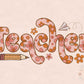 Boho Teacher PNG-Back to School Sublimation Digital Design Download-back to school png, floral teacher png, boho flowers png, school teacher