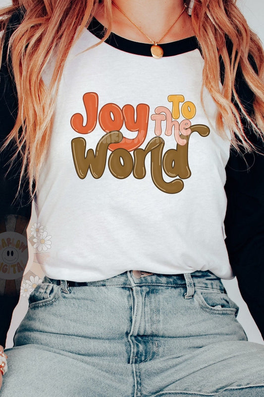 Joy to the World PNG-Christmas Sublimation Digital Design Download-Christian Christmas png, retro Christmas png, world peace png designs