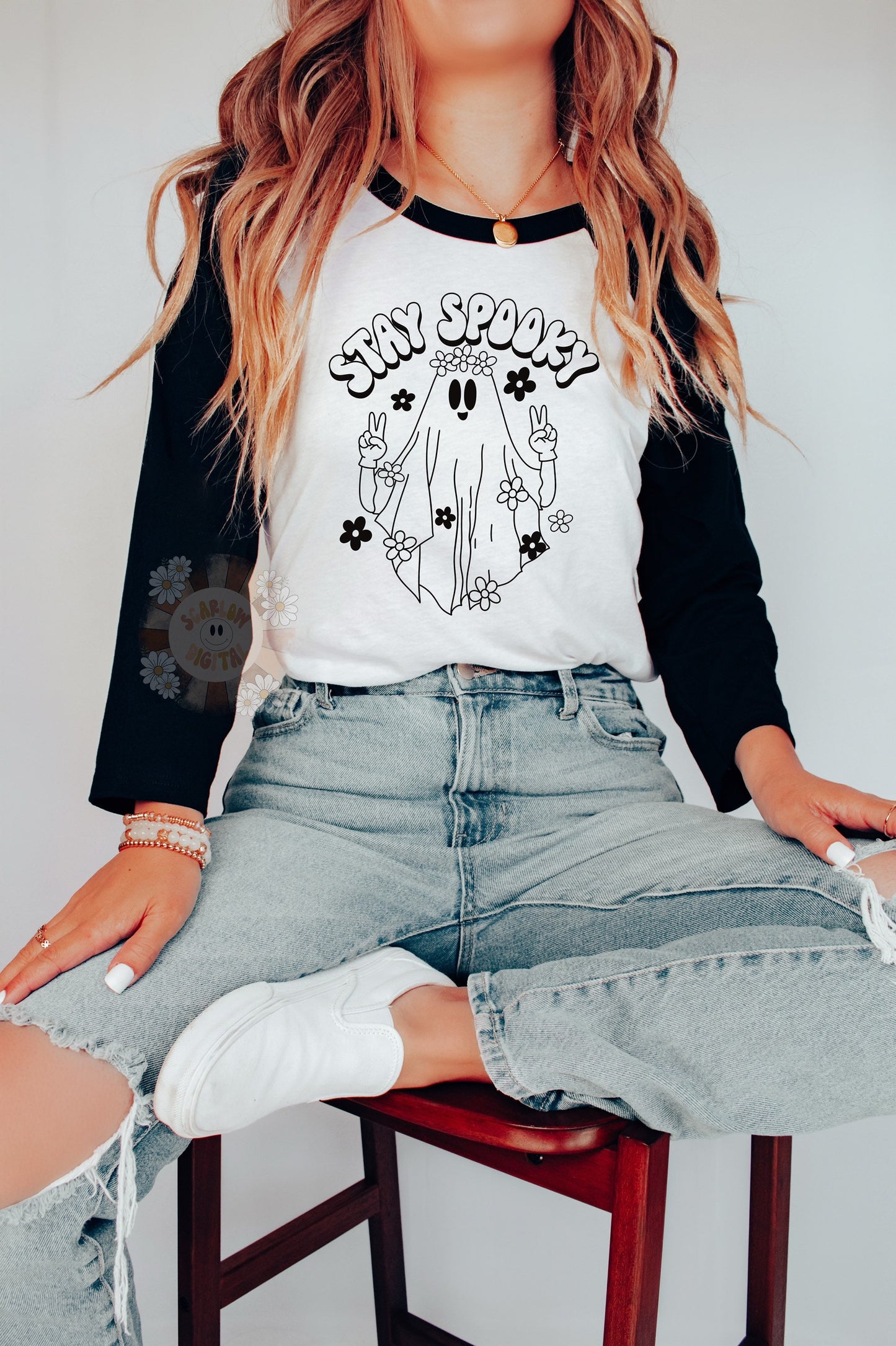 Stay Spooky SVG Digital Design Download, Halloween png, spooky season SVG, groovy ghost png, Cricut cut files, fall SVG, autumn png design
