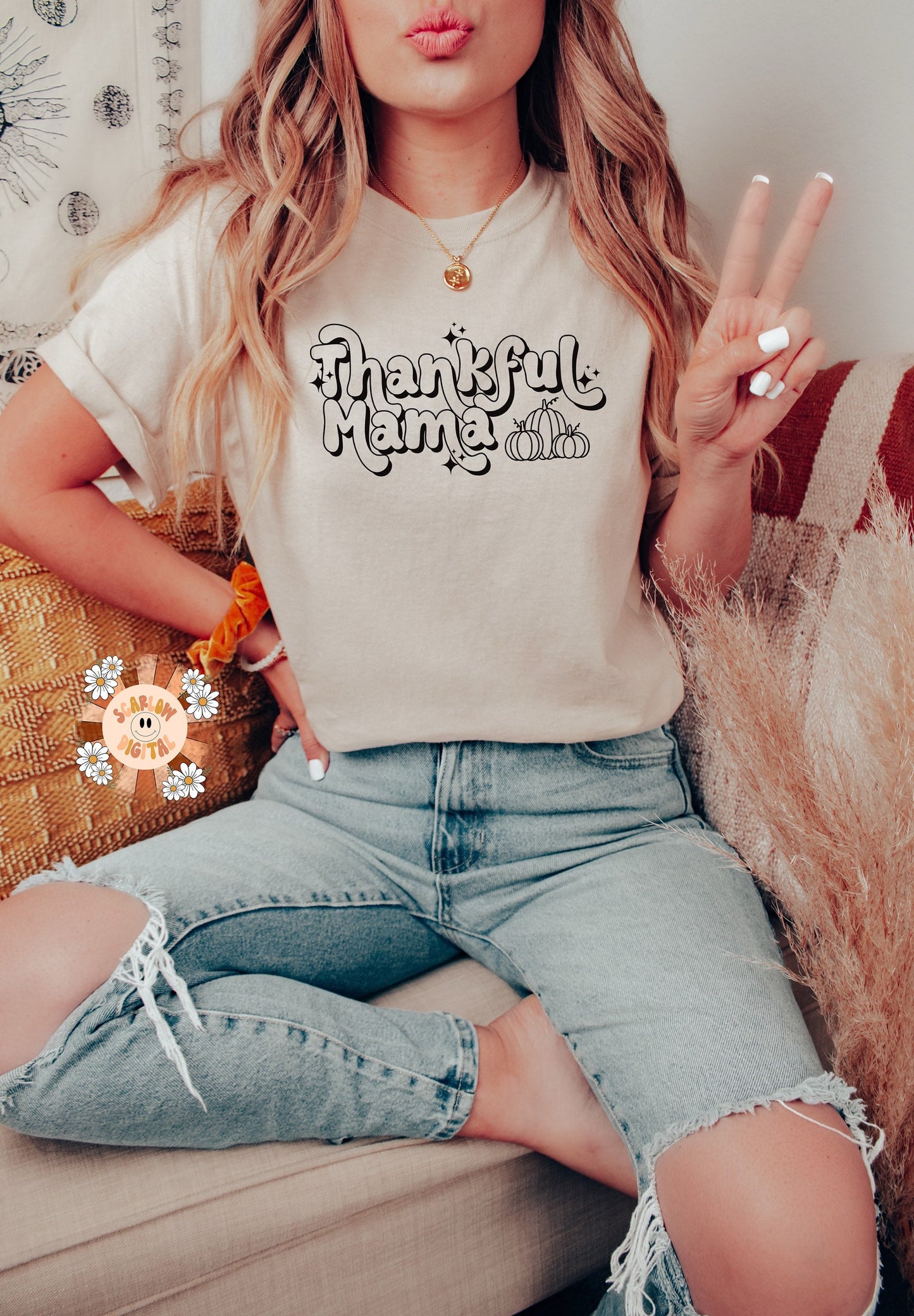 Thankful Mama SVG, thanksgiving png, fall SVG design, autumn png design, Cricut cut files, pumpkin SVG, Halloween png, spooky svg files