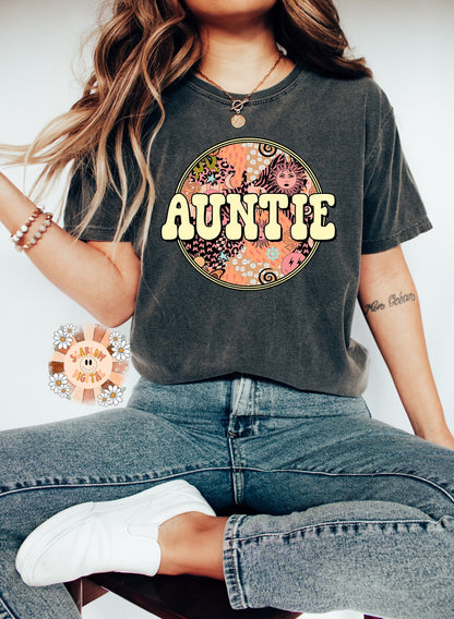 Auntie PNG-Bohemian Sublimation Digital Design Download-boho png design, hippie png, png for aunts, western png, retro png, auntie png