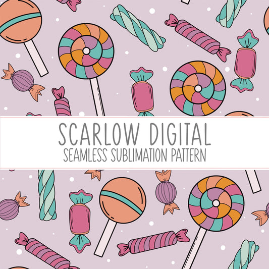 Candy Seamless Pattern-Valentines Day Sublimation Digital Design Download-lollipop seamless pattern, sucker sublimation, candy sublimation