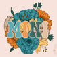 Floral Mini PNG-Sublimation Design Download-Mini sublimation, mini png, retro mini png, summer mini png, spring mini png, vintage mini png