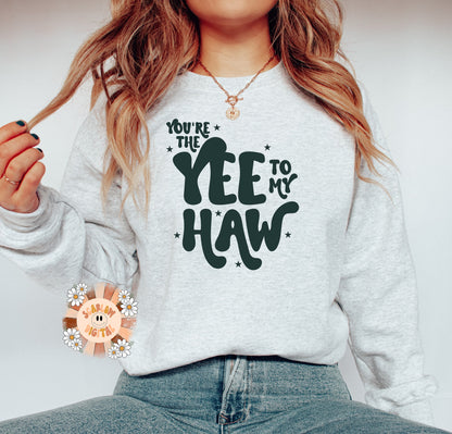 Youre the Yee to My Haw SVG-Valentines Day Cut File Digital Design Download- Cricut cut file SVG, girly SVG design, western tshirt svg