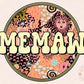 Memaw PNG-Bohemian Sublimation Digital Design Download-boho png design, hippie png, png for grandmother, western png, retro png, Memaw png