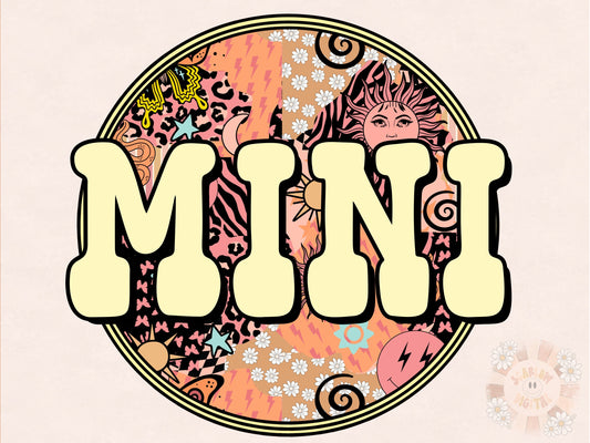 Mini PNG-Bohemian Sublimation Digital Design Download-boho png design, hippie png, png for girls, western png, mommy and me png design