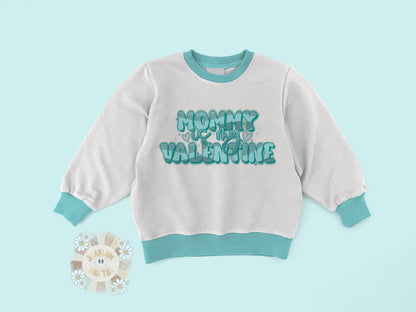 Mommy is My Valentine PNG-Valentines Day Sublimation Digital Design Download-vday png design, mamas boy png, mommys valentine png design