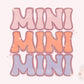 Mini PNG-Vintage Sublimation Digital Design Download-retro mini png, mini tshirt design, boho mini png, png for mini, grunge mini png design