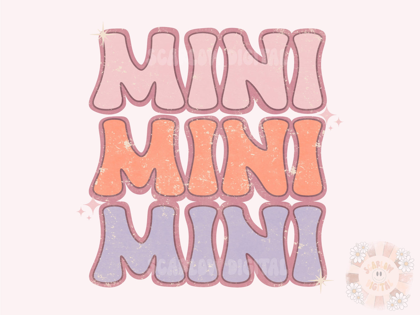 Mini PNG-Vintage Sublimation Digital Design Download-retro mini png, mini tshirt design, boho mini png, png for mini, grunge mini png design