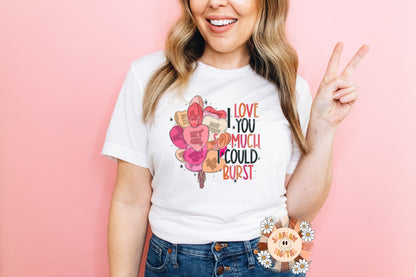 I Love You So Much I Could Burst PNG-Valentines Day Sublimation Digital Design Download-hearts png design, balloons png, girly sublimation