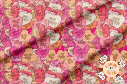 Heart Balloons Seamless Pattern-Valentine's Day Sublimation Digital Design Download-hearts seamless, girly seamless file, love day seamless