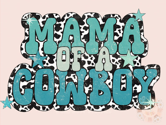 Mama of a Cowboy PNG-Western Sublimation Digital Design Download-western mama png, country mama png, cowhide png, boy mama png, southern png