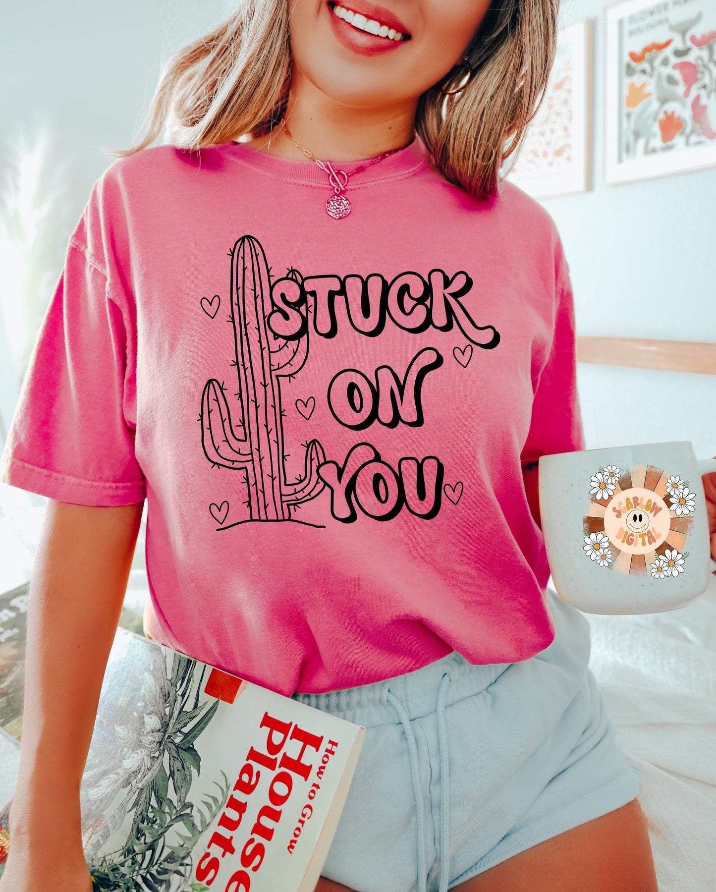 Stuck on You SVG-Valentines Day Digital Design Download-vday Cricut cut files, hearts SVG, western SVG, western Valentines Day svg design