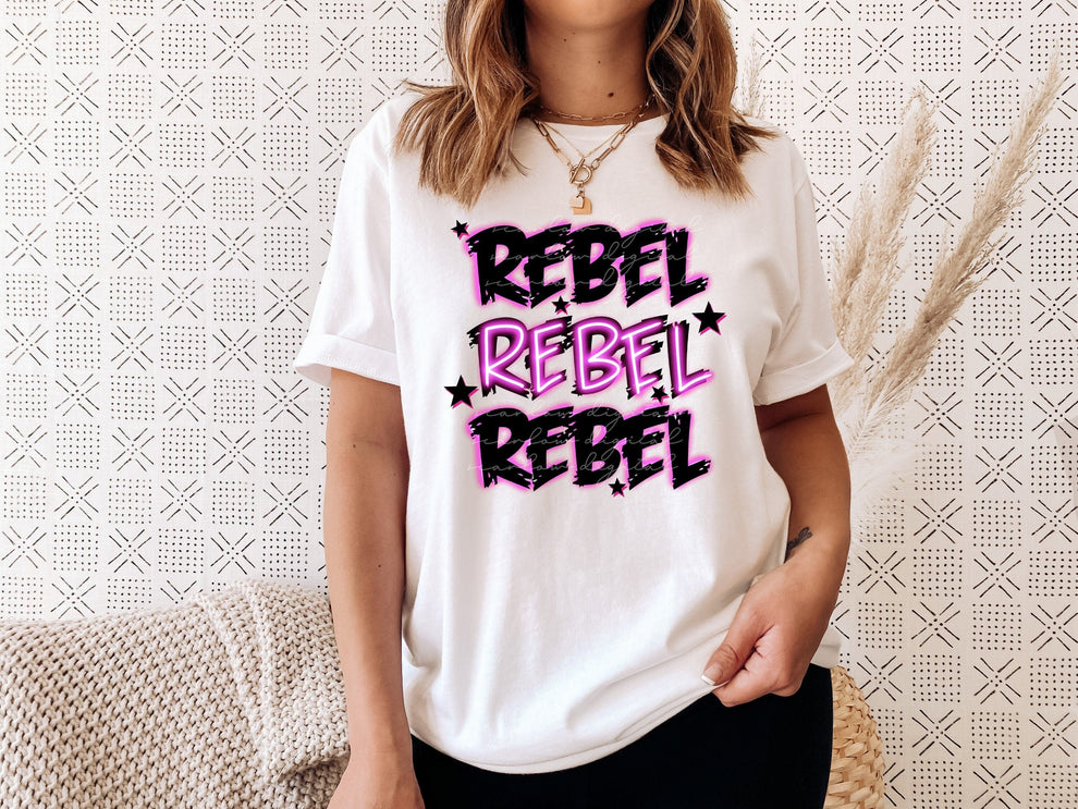 Rebel Neon Pink Punk Rock PNG – Scarlow Digital