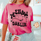 Yeehaw Darlin SVG-Western Digital Design Download-cowgirl svg, cowgirl hat SVG, country girl SVG, southern belle svg, svg for little girls