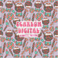 Candy Seamless Pattern-Valentines Day Sublimation Digital Design Download-gumball machine seamless pattern, heart sucker seamless file