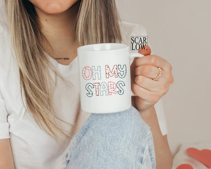 Oh My Stars July 4th Sublimation Design Download, Fourth of July PNG, Independence Day png, red white and blue stars png, July 4th designs