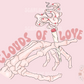 Clouds of Love PNG-Valentine’s Day Sublimation Digital Design Download-smoking png design, cigarette png, xoxo png, hearts png, vday png