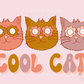 Cool Cat PNG-Cat Lovers Sublimation Digital Design Download-cats png, funny png, boho png, retro cats png, cat mom png, fur mama png design