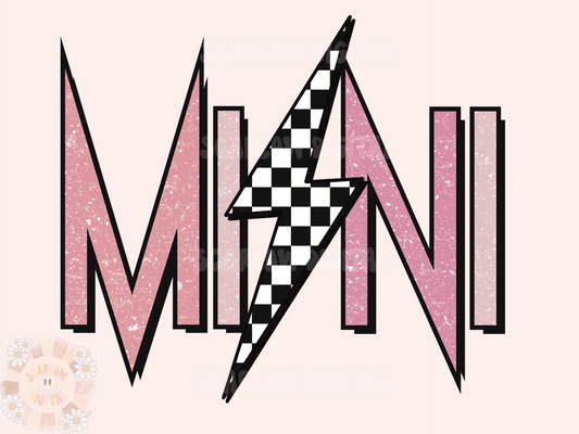 Rocker Mini PNG-Mini Sublimation Digital Design Download-mom and daughter png, mommy & me png, mama and mini png, rock mom png, png for girl