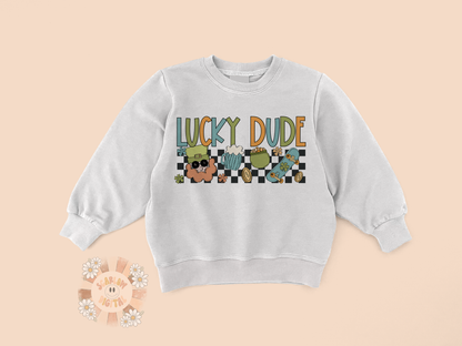 Lucky Dude PNG-Saint Patrick’s Day Sublimation Digital Design Download-leprechaun png, rainbow png, lucky png, magic png, Irish png designs