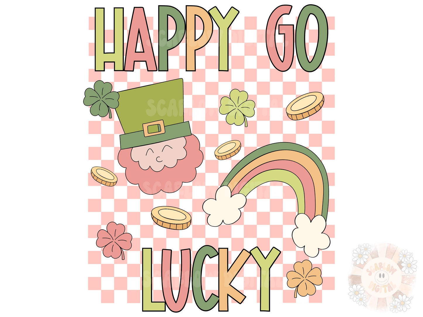 Lucky PNG-Saint Patrick’s Day Sublimation Digital Design Download-happy png, st patty day png, leprechaun png, clover png, good luck png