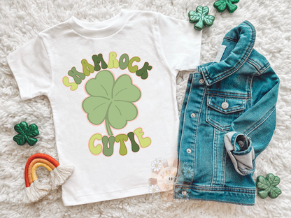 Shamrock Cutie PNG-Saint Patrick’s Day Sublimation Digital Design Download-clover png, leprechaun png, rainbow png, st Patty’s day png