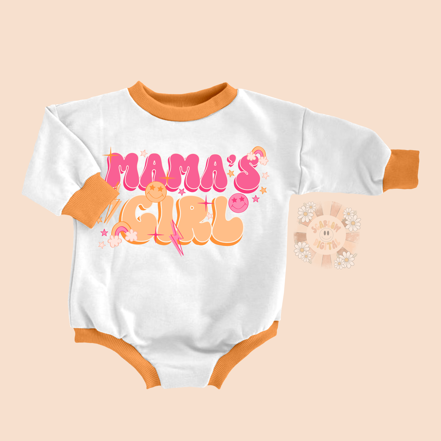 Mama's Girl PNG Sublimation Digital Design Download, summer girl png, little girl png, boho girl png, retro girl png, preppy girl png design